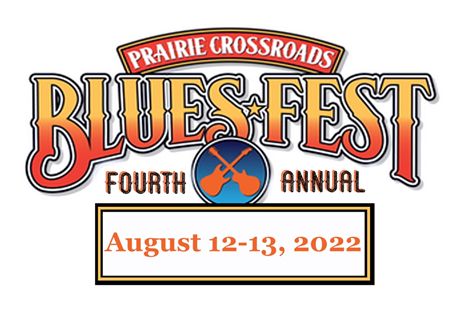[Prairie Crossroads Blues Fest Logo]
